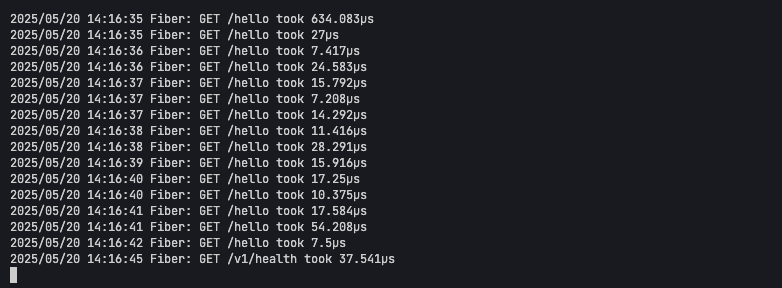 Golang Fiber