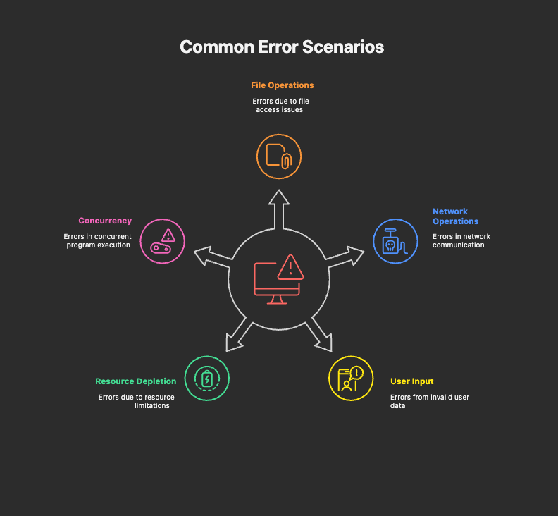 Common Error Scenarios in Programming