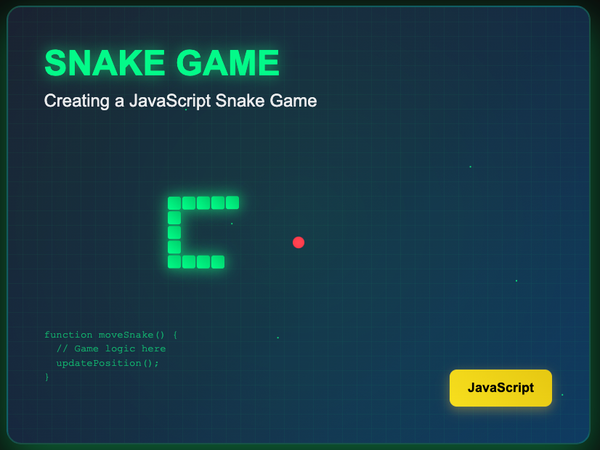 Creating a JavaScript Snake Game