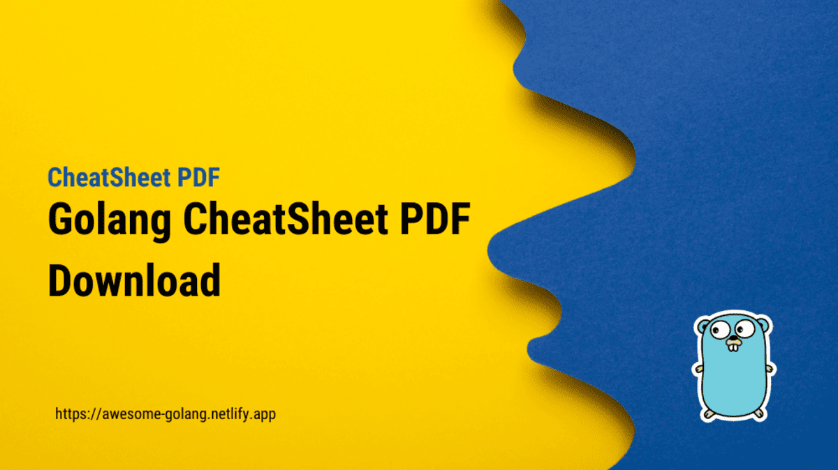 Golang Cheatsheet – PDF Download